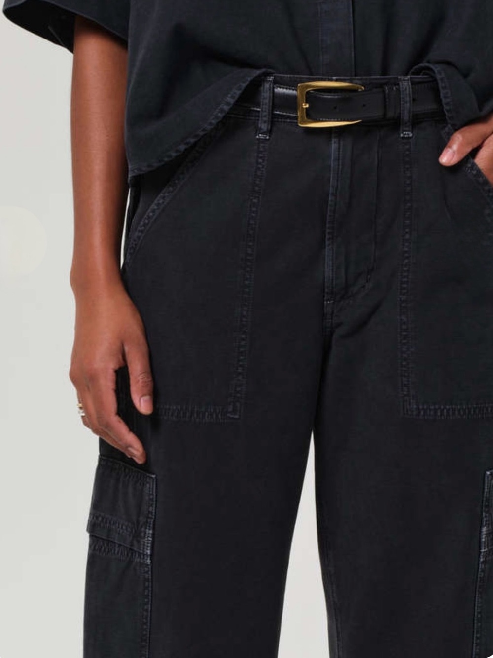 CITIZENS OF HUMANITY Marcelle Low Slung Easy Cargo Jean in Trinity - Picture 5 of 12